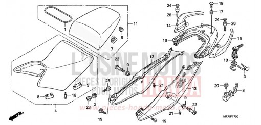 SEAT/SEAT COWL CBF10008 de 2008